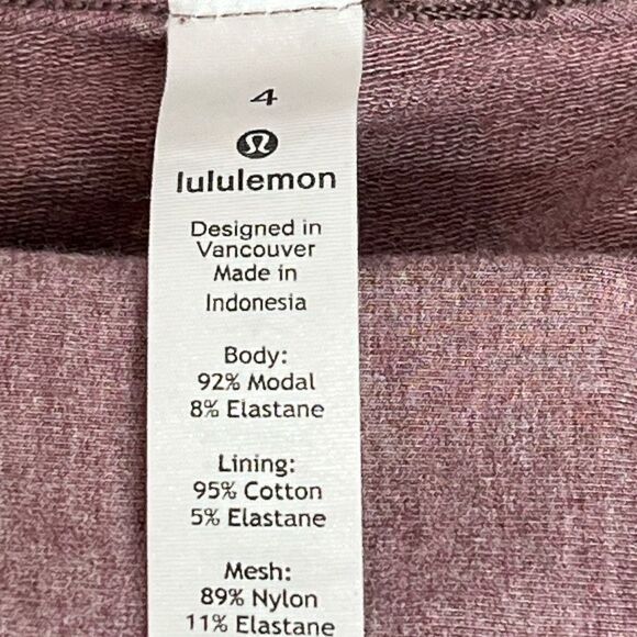 Lululemon mauve coast easy wrap jacket size 4 - Picture 14 of 16